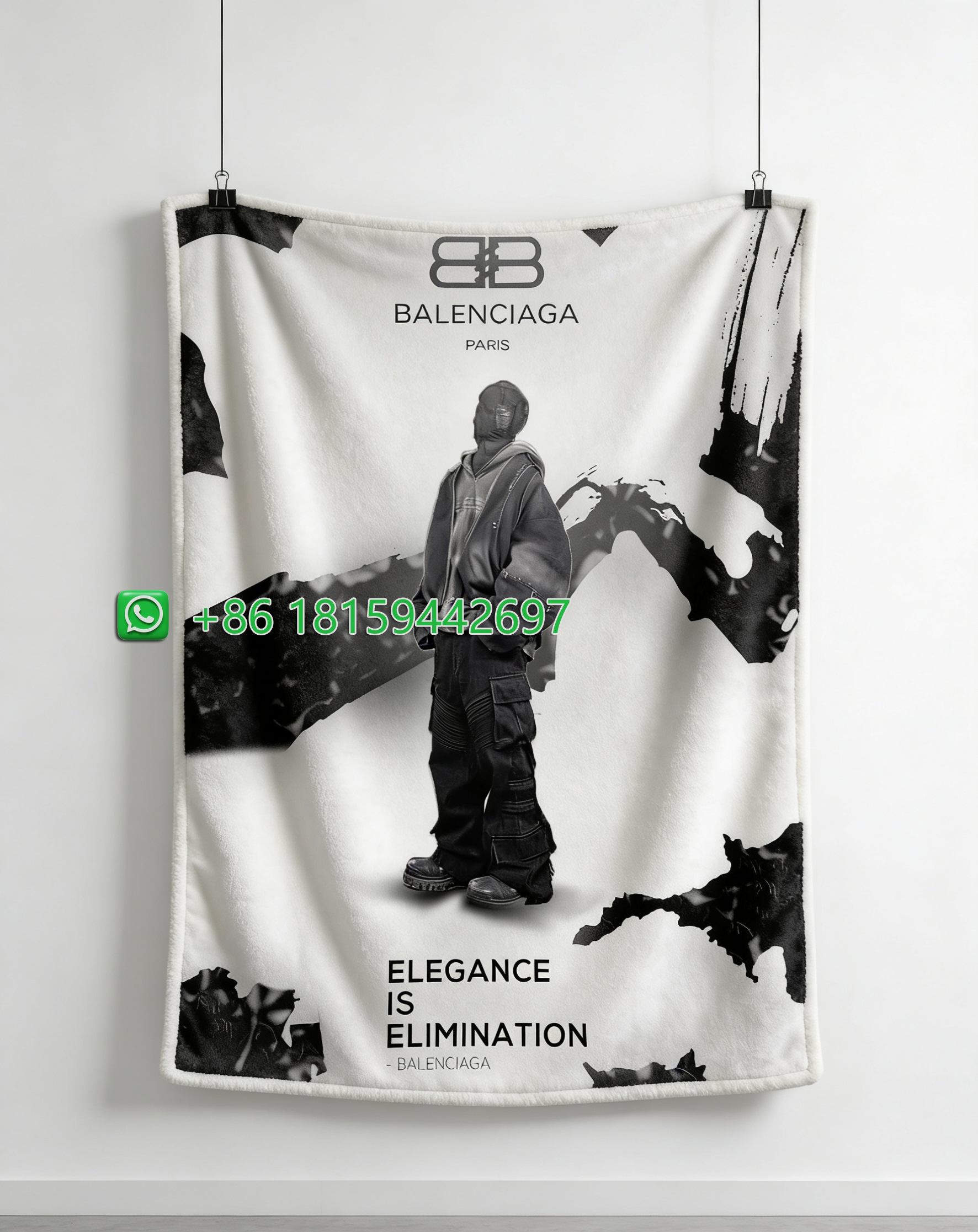 Balenciaga Throw Blankets